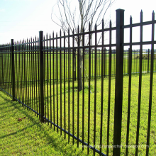 Black Residential and Commercial Ornamental Wrought Iron Metal Garden Fencing